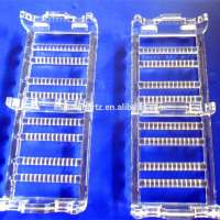 clear quartz wafer carrier boat for semiconductor