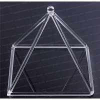 Factory Customized High Clean and Environmental Protection Clear Quartz Crystal Pyramid